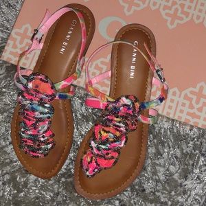 Gianni Bini beaded sandals